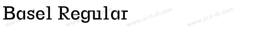 Basel Regular字体转换